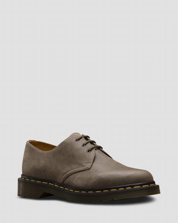 Dr Martens Dámské Polobotky 1461 Dusky Olivy Zelené, CZ-835024